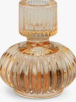 FRODE Lysestager|Lysestage Ø8xH9cm gul