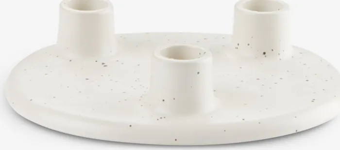 LAURITS Lysestager|Lysestage B14xL18xH4cm