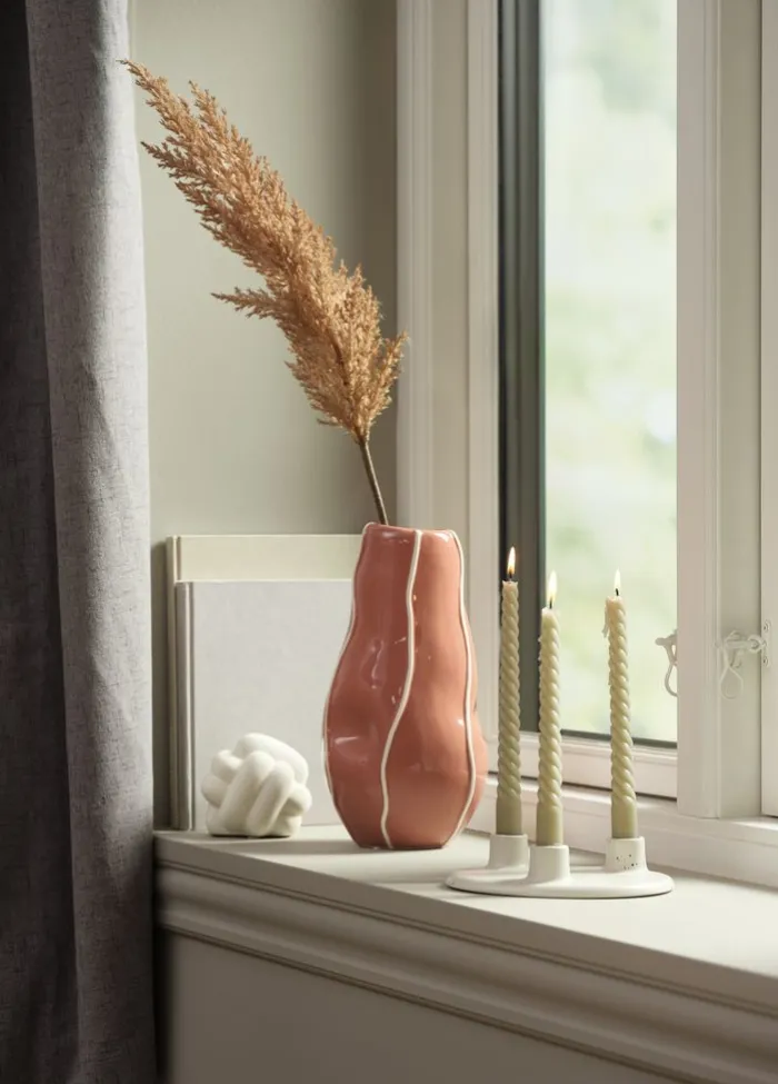 LAURITS Lysestager|Lysestage B14xL18xH4cm