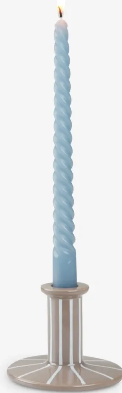 MARK Lysestager|Lysestage Ø10xH8cm grå