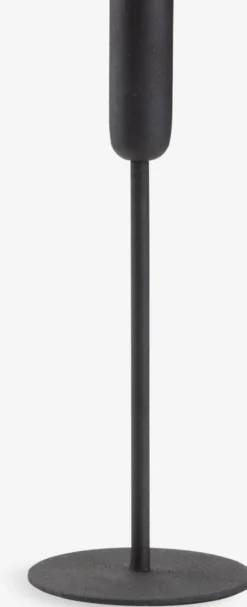 OLAV Lysestager|Lysestage Ø9xH24cm sort