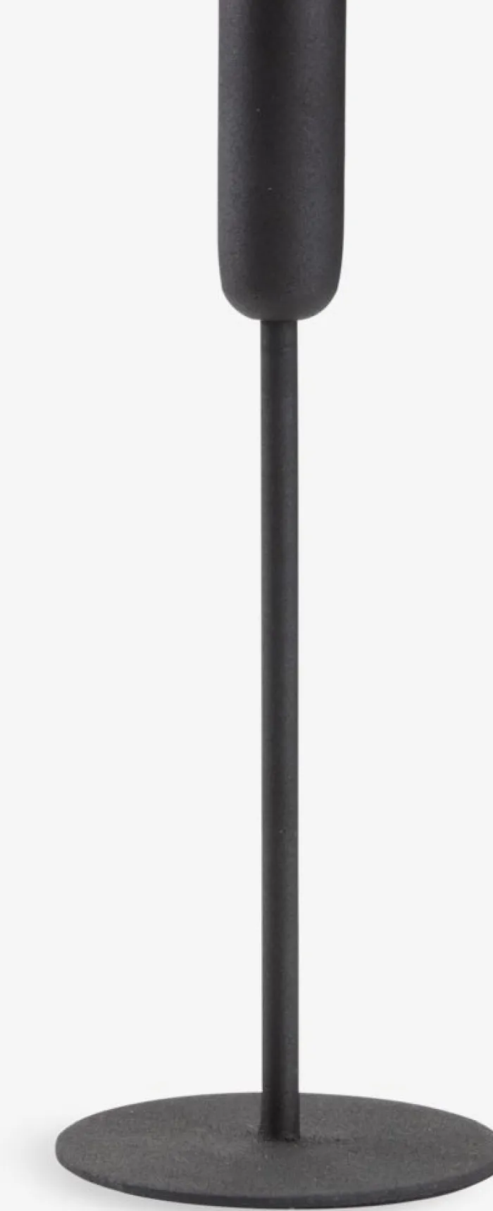 OLAV Lysestager|Lysestage Ø9xH24cm sort