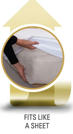 GERDA Lagner|Madrasbeskytter 90x200x35 hvid