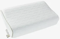 HUSNES Ergonomiske Puder|Memory foam konturpude 30x50x12/9 WELLPUR