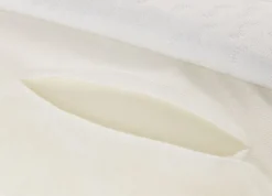 KVINA Ergonomiske Puder|Memory foam konturpude 30x50x10/7 WELLPUR Hvid