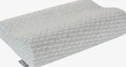 KVINA Ergonomiske Puder|Memory foam konturpude 30x50x10/7 WELLPUR Grå