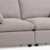LUNDBY Sofaer Med Chaiselong|Hjørnesofaer|Modulsofa 2-pers. sandfarvt stof