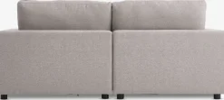 LUNDBY Sofaer Med Chaiselong|Hjørnesofaer|Modulsofa 2-pers. sandfarvt stof