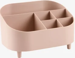 HUSUM Badeværelsesopbevaring|Diverse|Opbevaringsboks B22xL16xH14cm rosa