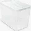 SMARTSTORE CLASSIC 65 Plastkasser|Opbevaringsboks 61L m/låg