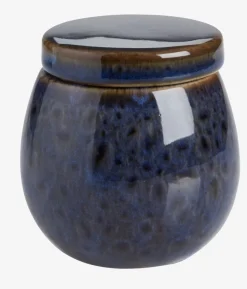 KALLINGE Badeværelsesopbevaring|Diverse|Opbevaringskrukke Ø9xH9 blå