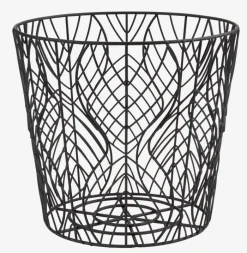 ILSBO Badeværelsesopbevaring|Diverse|Opbevaringskurv metalwire sort