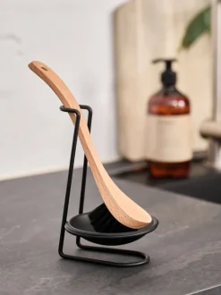 ARNT Rengøring|Opvaskebørsteholder Ø11xH18 cm sort rustfrit stål