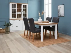 MARKSKEL Skænke Og Vitrineskabe|Skænke Og Vitrineskabe|Overdel 2 låger /egefarve Hvid