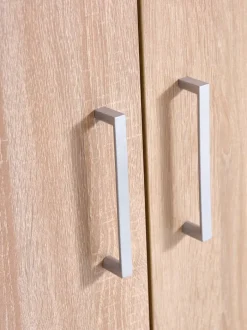 FANDRUP Tilbehør Til Garderobeskabe|Garderobeskabe|Overskab 145x41 3 låger lys eg Lyseg