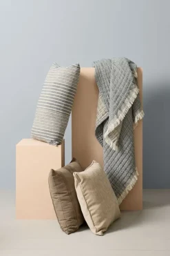 ENE Plaider|Plaid 130x170 blå/beige