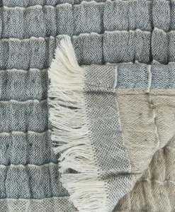 ENE Plaider|Plaid 130x170 blå/beige