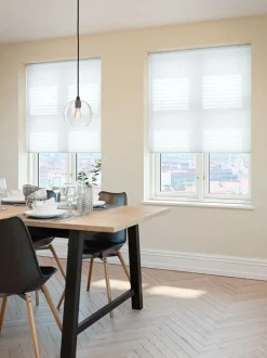 HOVDEN Lysdæmpende Gardiner|Plisségardin 80x160 trådløst Hvid