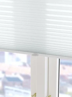 HOVDEN Lysdæmpende Gardiner|Plisségardin 80x160 trådløst Hvid