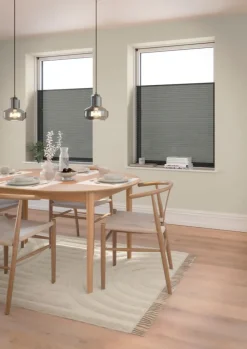 HVEN Lysdæmpende Gardiner|Plisségardin 60x130cm up/down Grå