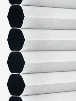 FUR Mørklægningsgardiner|Plisségardin mørklægning 80x130cm hvid honeycomb
