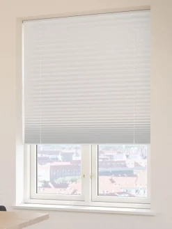 FYN Mørklægningsgardiner|Plisségardin mørklægning 80x160cm trådløst Hvid