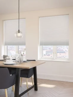 FYN Mørklægningsgardiner|Plisségardin mørklægning 80x160cm trådløst Hvid