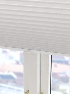 FYN Mørklægningsgardiner|Plisségardin mørklægning 80x160cm trådløst Hvid