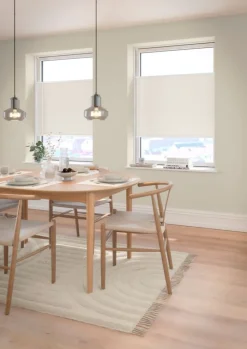 HVEN Mørklægningsgardiner|Plisségardin mørklægning 60x130cm up/down Hvid