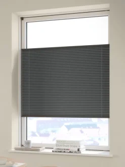 HVEN Mørklægningsgardiner|Plisségardin mørklægning 60x130cm up/down Grå