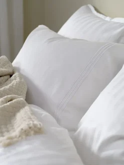 EA Pudebetræk|Pudebetræk satin 60x63/70 Hvid