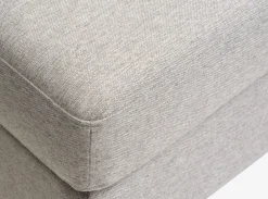 AARHUS Puffer|Puffer|Puf 68x60 lysegråt stof