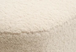 OREBO Puffer|Puffer|Puf 84x45 råhvid teddy