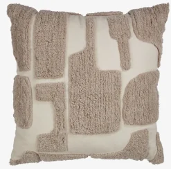 DVERGFAKS Pyntepuder|Pyntepude 45x45 grå/beige