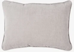 HORNFIOL Pyntepuder|Pyntepude 35x50 chenille Lysegrå