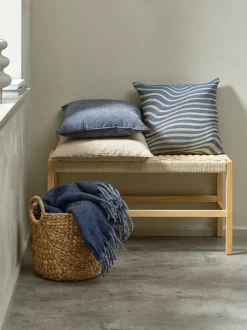 SYLARVE Pyntepuder|Pyntepude 45x45 blå/beige