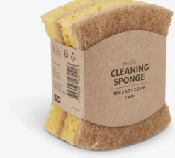 KRILLES Klude/svampe|Rengøringssvamp B9xL11xH5cm 2 stk/pk