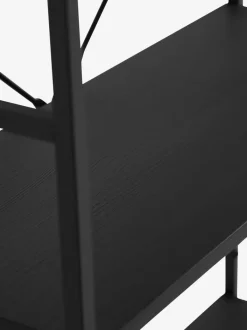 ASTRUP Reoler Og Rumdelere|Reoler Og Rumdelere|Reol 6 hylder sort