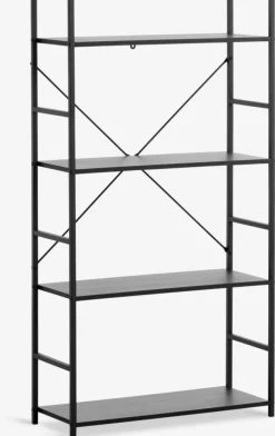 ASTRUP Reoler Og Rumdelere|Reoler Og Rumdelere|Reol 4 hylder sort