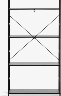 ASTRUP Reoler Og Rumdelere|Reoler Og Rumdelere|Reol 4 hylder sort