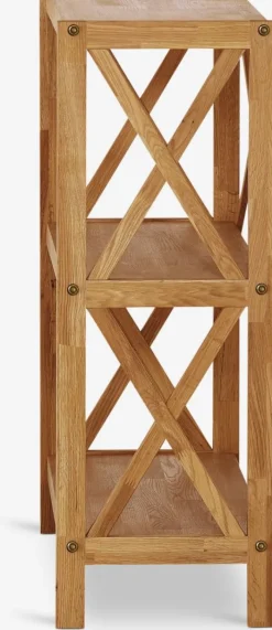 JANNERUP Reoler Og Rumdelere|Reoler Og Rumdelere|Reol bred 3 hylder eg