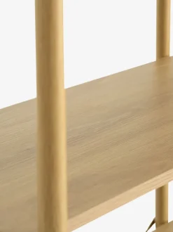 LINDVED Reoler Og Rumdelere|Reoler Og Rumdelere|Reol 6 hylder 2 låger egefarve