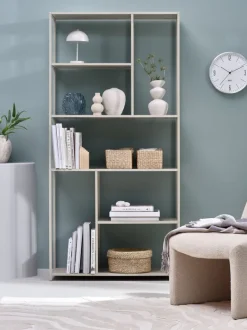 RUDERSDAL Reoler Og Rumdelere|Reoler Og Rumdelere|Reol 7 hylder beige