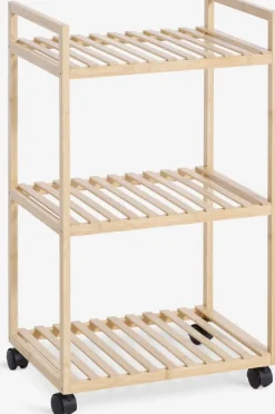 EGTVED Småopbevaring Diverse|Rullebord 3 hylder bambus
