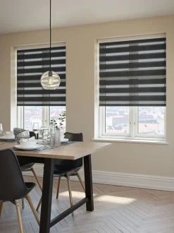 ALSTEN Duo Rullegardiner|Rullegardin Duo 60x180cm m/kassetter Grå