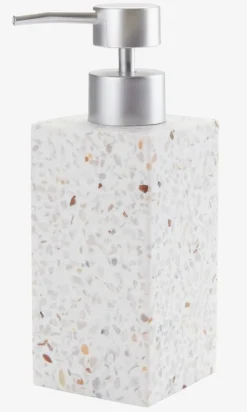 BILLSTA Badeværelsesopbevaring|Personlig Velvære|Sæbedispenser terrazzo-effekt
