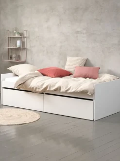 TANGBJERG Børnesenge|Seng m/opbevaringsplads 90/180x200 hvid