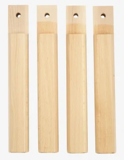 BEDLEG ELLIPSE BEECH Sengeben Og Tilbehør|Sengeben B4,3xL3,5xH23cm bøg 4 stk/pk