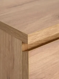 LIMFJORDEN Sengeborde|Sengeborde|Sengebord 2 skuffer natur egefarve Natur,Eg