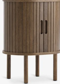 LYNGVIG Sengeborde|Sengeborde|Sengebord 2 jalousilåger mørk eg Mørkeg